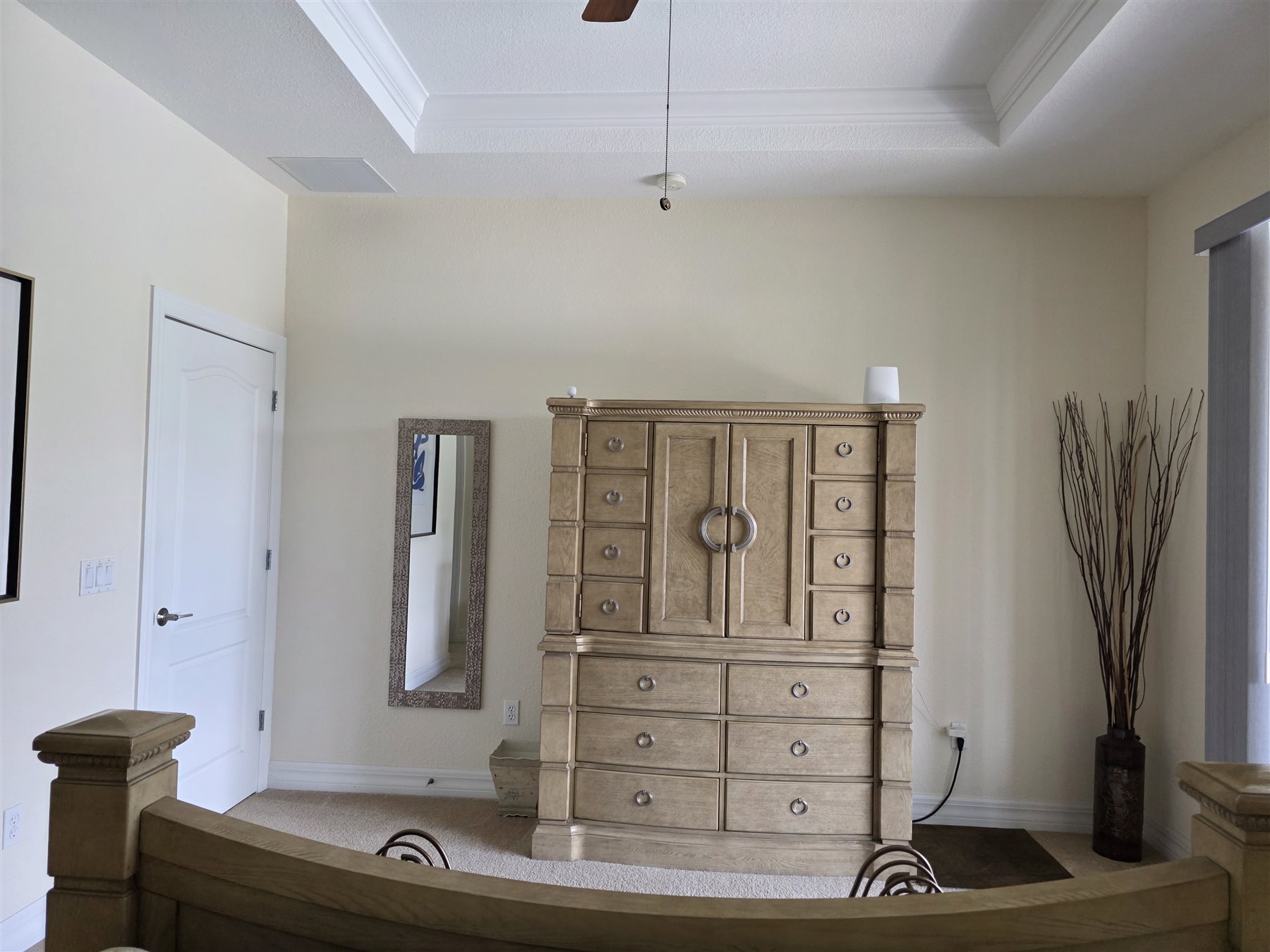 Primary suite dresser and mirror